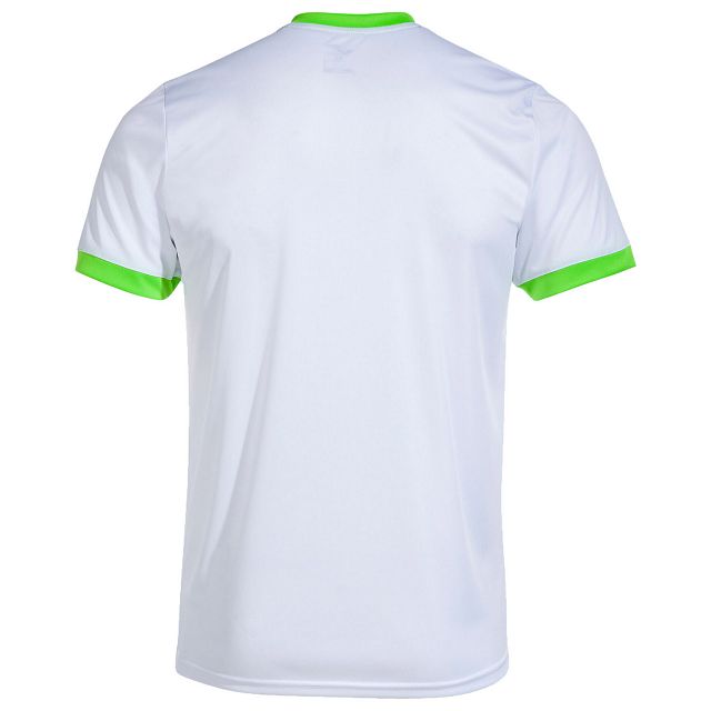 Joma Court SS Tee White / Fluorescent Green