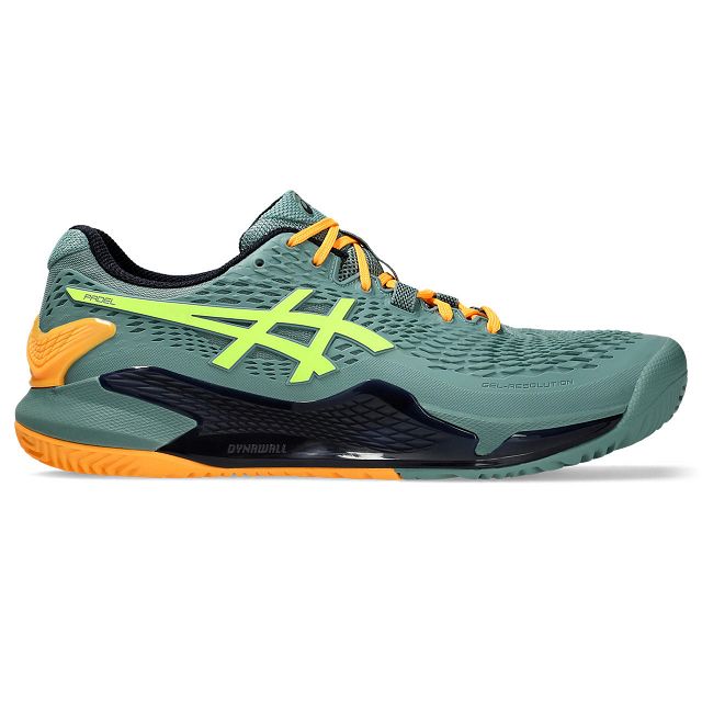 ASICS Gel-Resolution 9 Padel Celadon / Safety Yellow