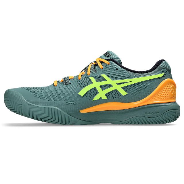 ASICS Gel-Resolution 9 Padel Celadon / Safety Yellow