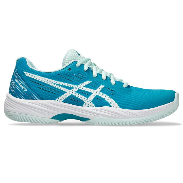 ASICS Gel-Game 9 Clay / OC - Teal Blue / White