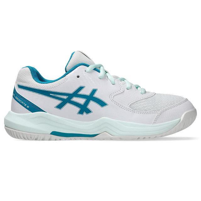 ASICS Gel-Dedicate 8 GS White / Teal Blue