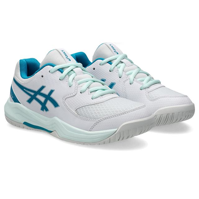 ASICS Gel-Dedicate 8 GS White / Teal Blue