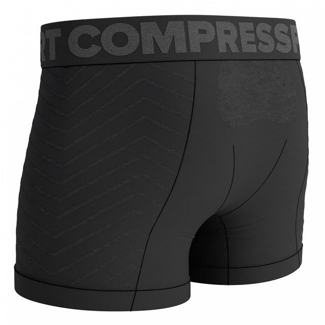 Compressport Seamless Boxer Black / Grey