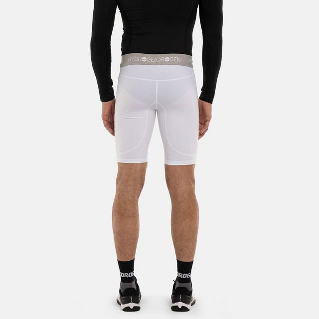 Hydrogen Second Skin Shorts White