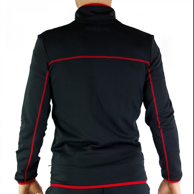 Karakal Pro Tour Jacket Black / Graphite / Red