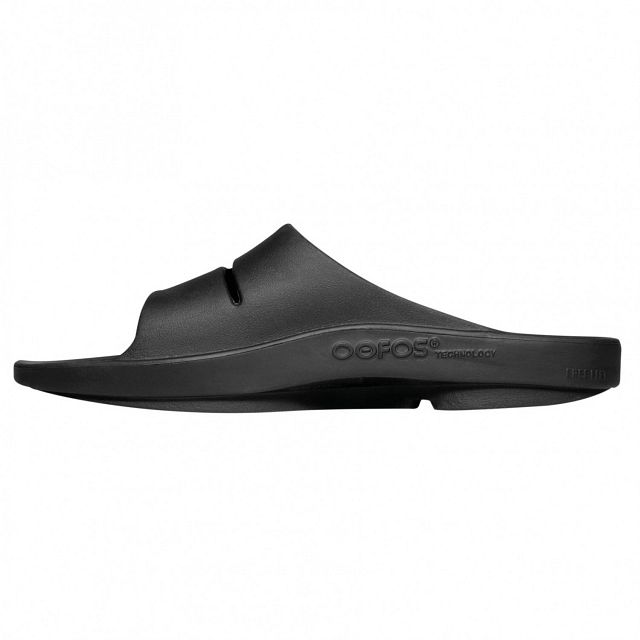 OOFOS OOahh Slide Sandal Black - Klapki