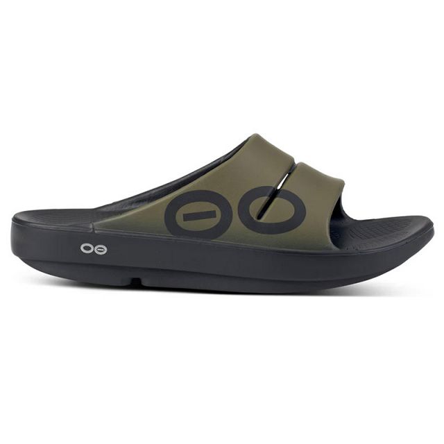 OOFOS OOah Sport Recovery Sandals Tactical Green