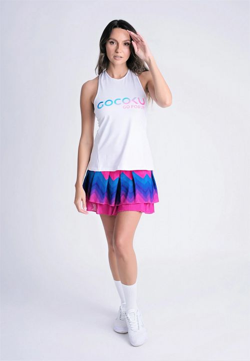 Gocoku T&G Power Skirt Pink / Navy