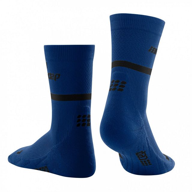 CEP Mid Cut Socks 4.0 Blue / Black
