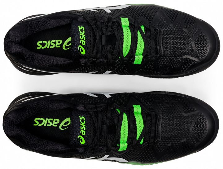 ASICS Gel-Resolution 8 Black / Green Gecko