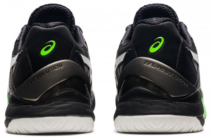 ASICS Gel-Resolution 8 Black / Green Gecko