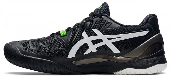 ASICS Gel-Resolution 8 Black / Green Gecko