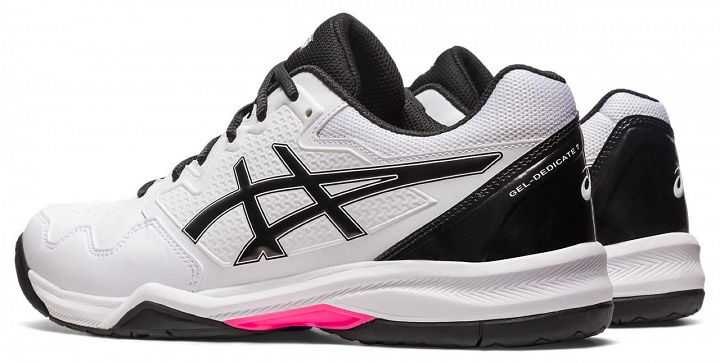 ASICS Gel-Dedicate 7 White / Hot Pink