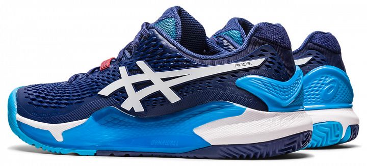 ASICS Gel-Resolution 9 Padel Indigo Blue / White