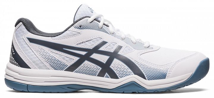 ASICS Court Slide 3 White / Steel Blue