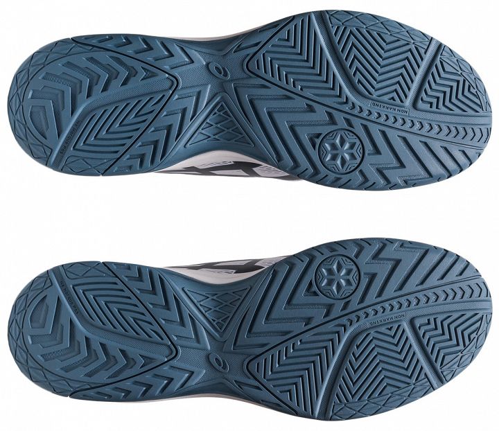 ASICS Court Slide 3 White / Steel Blue
