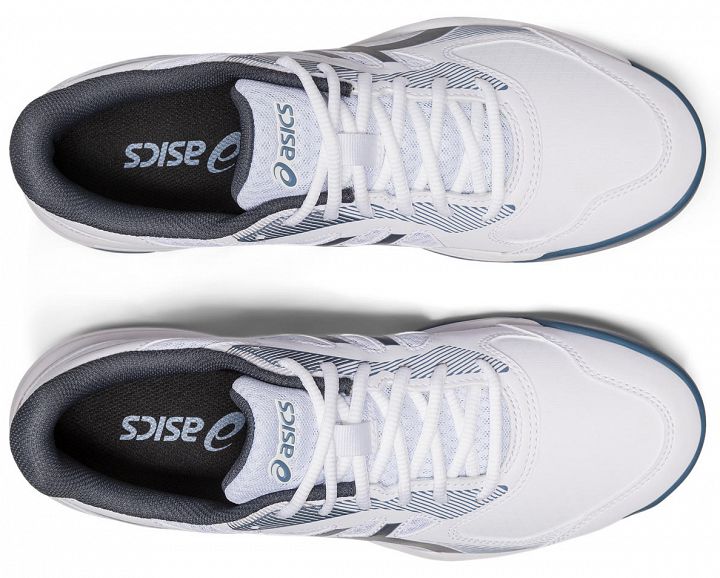 ASICS Court Slide 3 White / Steel Blue