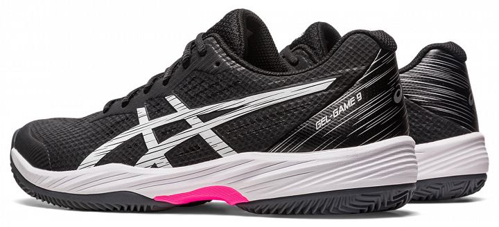 ASICS Gel-Game 9 Clay / OC - Black / Hot Pink