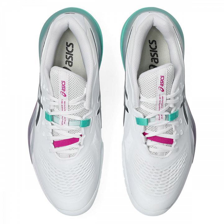 ASICS Gel-Resolution X White / Aurora Green