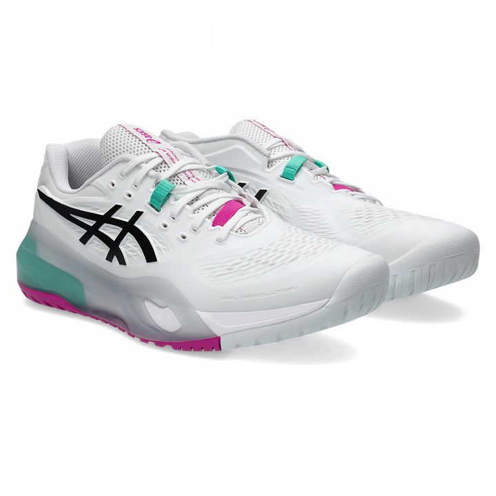 ASICS Gel-Resolution X White / Aurora Green