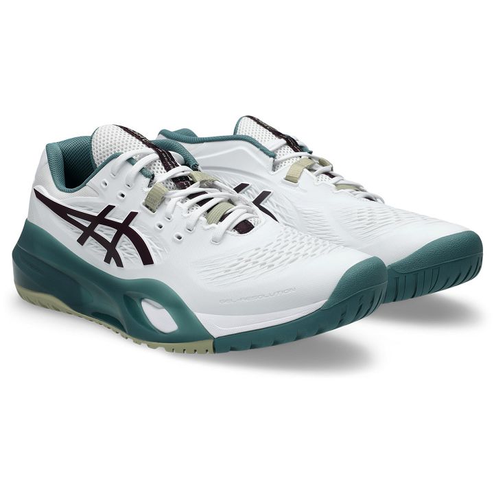 ASICS Gel-Resolution X White / Dark Aubergine