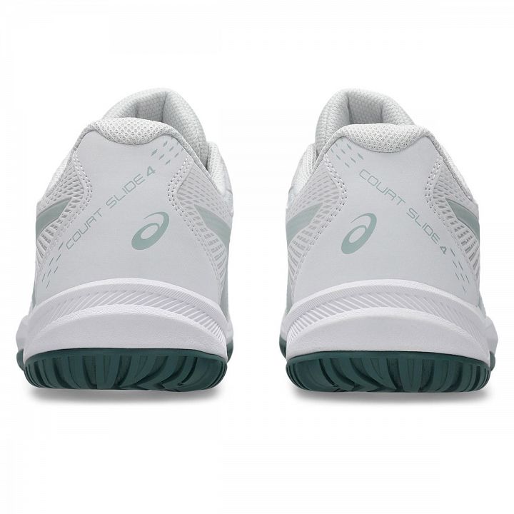 ASICS Court Slide 4 White / Cold Moss