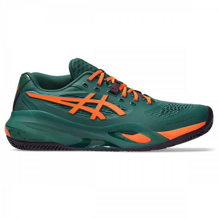 ASICS Gel-Resolution X Padel Jewel Green / Energy Orange