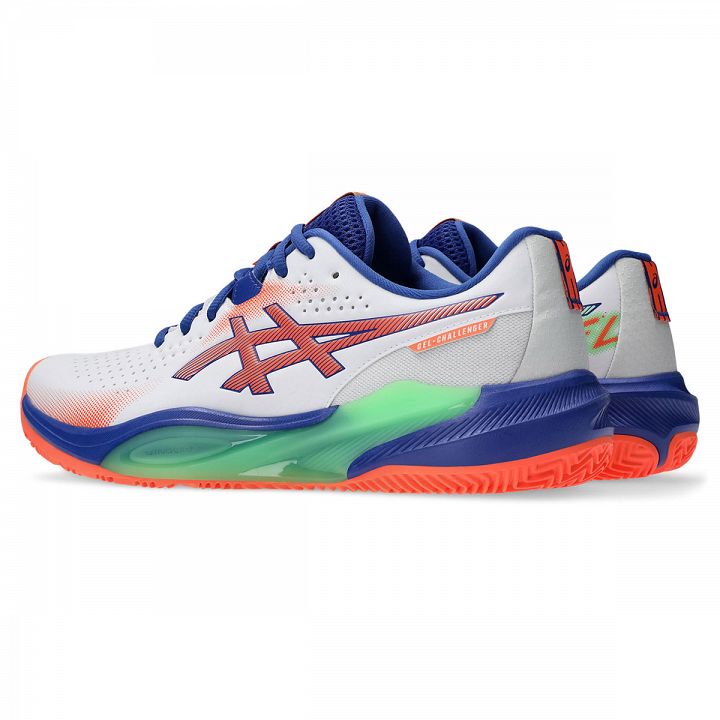 ASICS Gel-Challenger 15 Padel White / Vivid Coral
