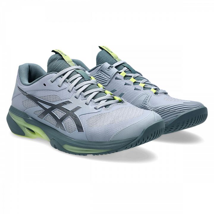 ASICS Solution Speed FF 4 Grey Blue / Ironclad
