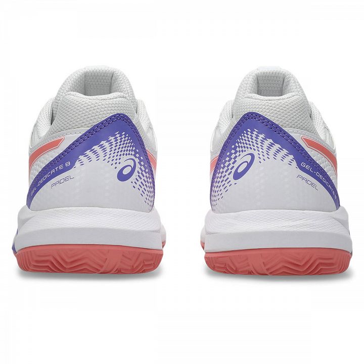 ASICS Gel-Dedicate 8 Padel White / Guava