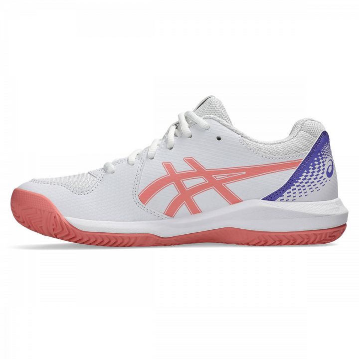ASICS Gel-Dedicate 8 Padel White / Guava