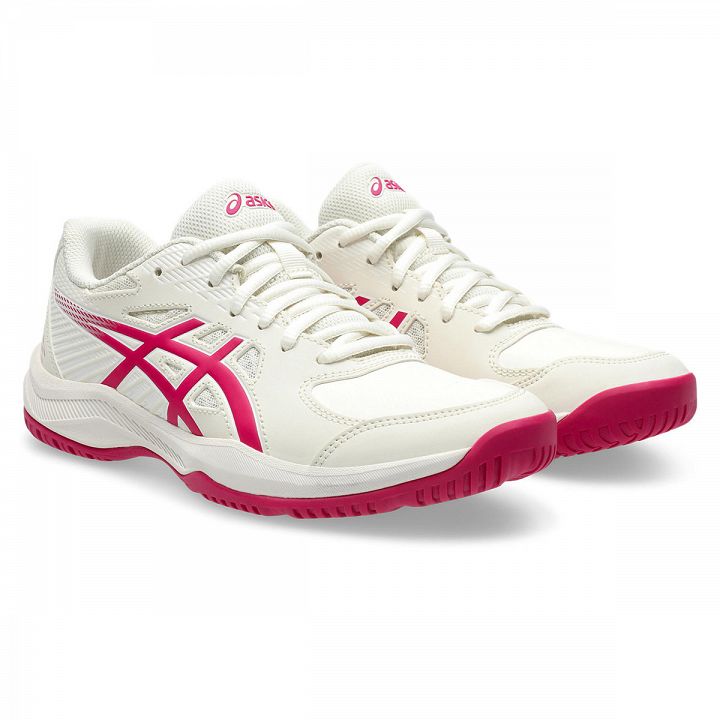 ASICS Court Slide 4 Cream / Bright Rose
