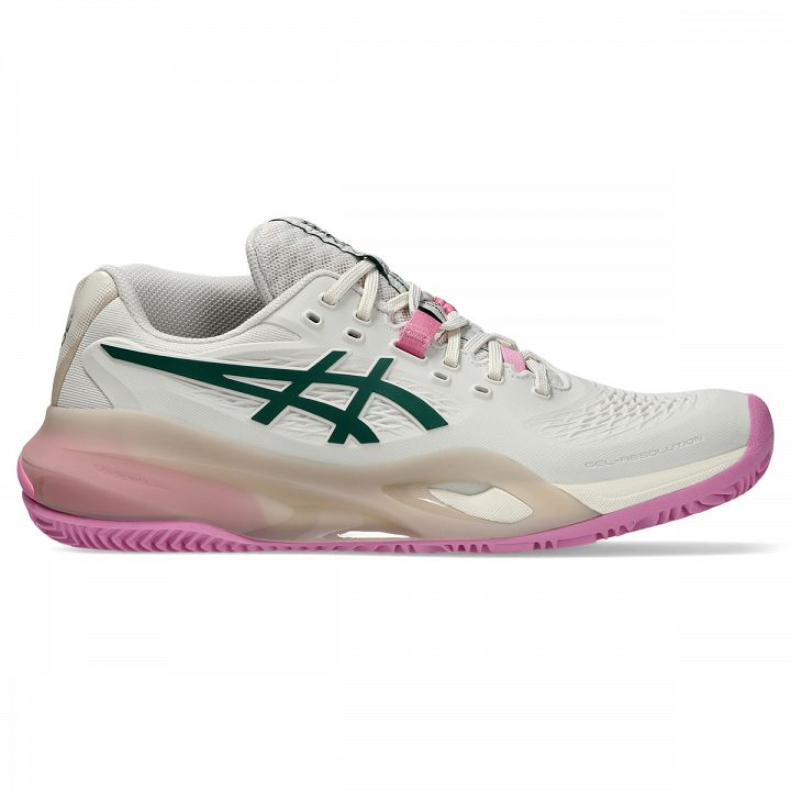 ASICS Gel-Resolution X Padel Soft Oat / Jewel Green
