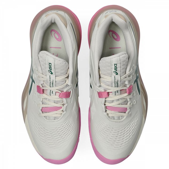 ASICS Gel-Resolution X Padel Soft Oat / Jewel Green