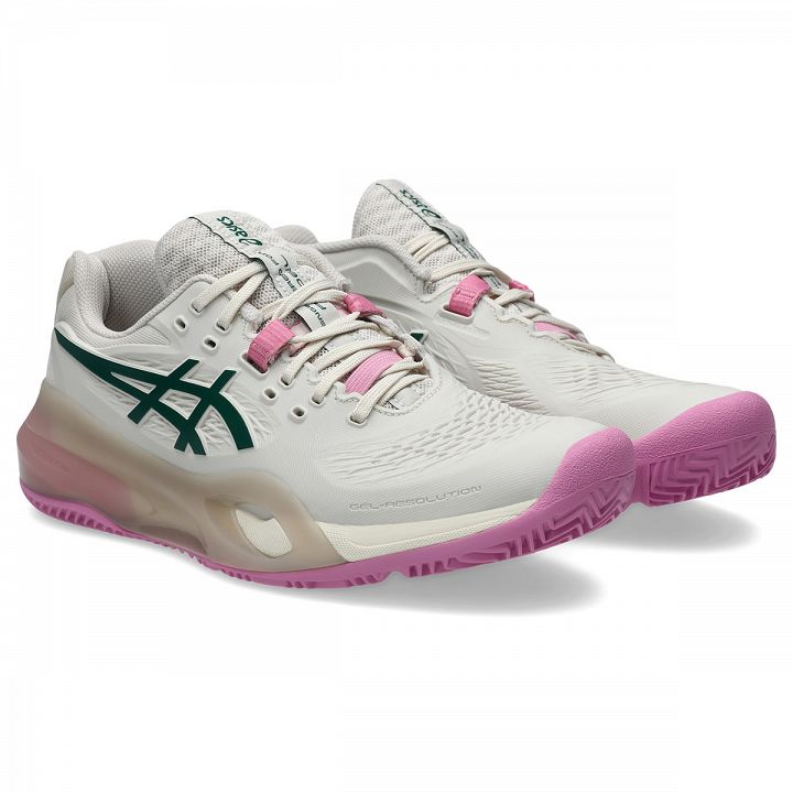 ASICS Gel-Resolution X Padel Soft Oat / Jewel Green
