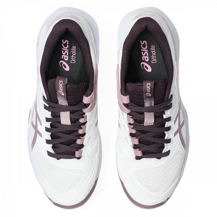 ASICS Solution Speed FF 4 White / Dusty Mauve