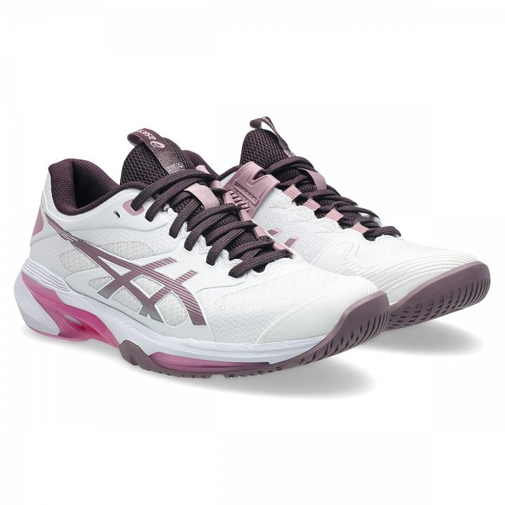 ASICS Solution Speed FF 4 White / Dusty Mauve