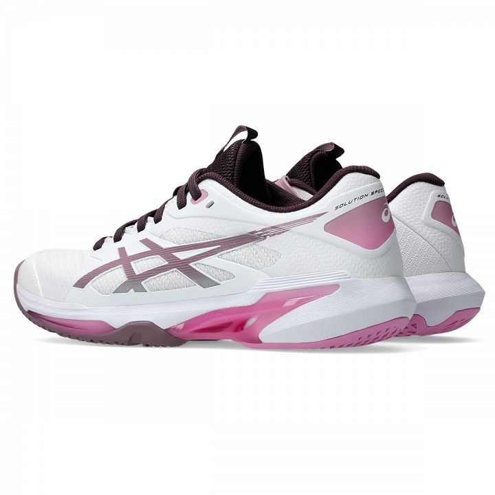 ASICS Solution Speed FF 4 White / Dusty Mauve
