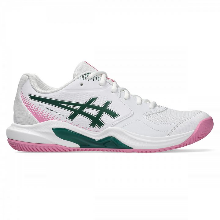 ASICS Gel-Dedicate 9 Padel White / Jewel Green