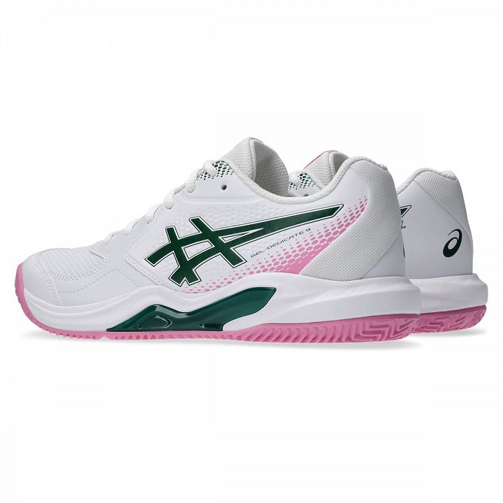 ASICS Gel-Dedicate 9 Padel White / Jewel Green
