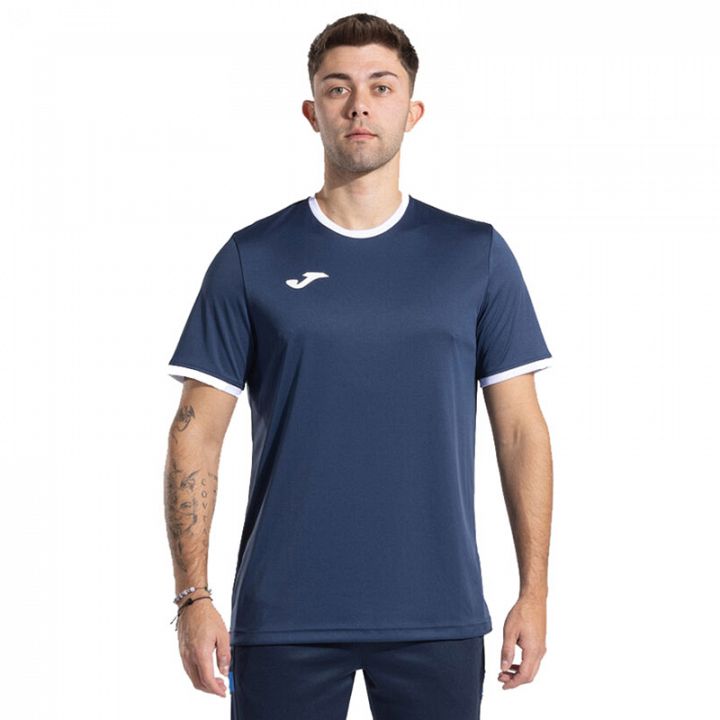Joma Combi Premium SS Tee Navy Blue / White