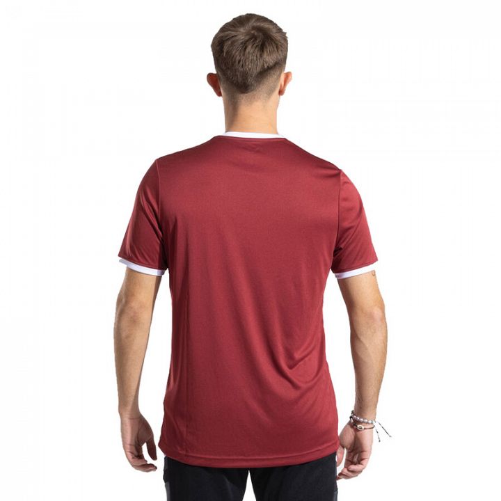 Joma Combi Premium SS Tee Burgundy / White