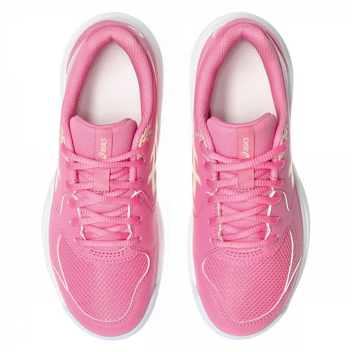 ASICS Gel-Dedicate 9 GS Dragon Fruit / Soft Yellow