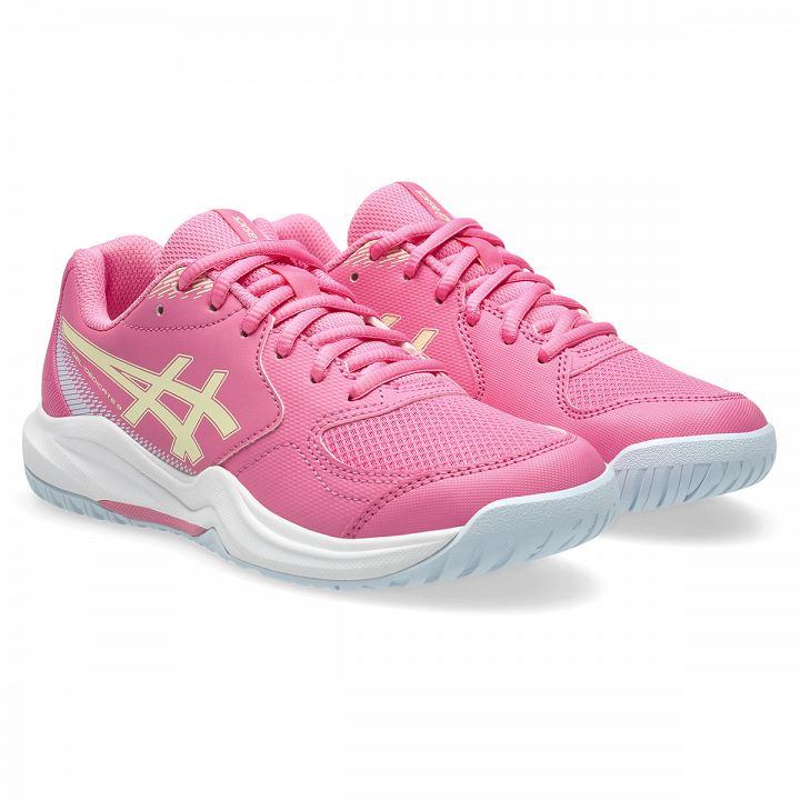 ASICS Gel-Dedicate 9 GS Dragon Fruit / Soft Yellow