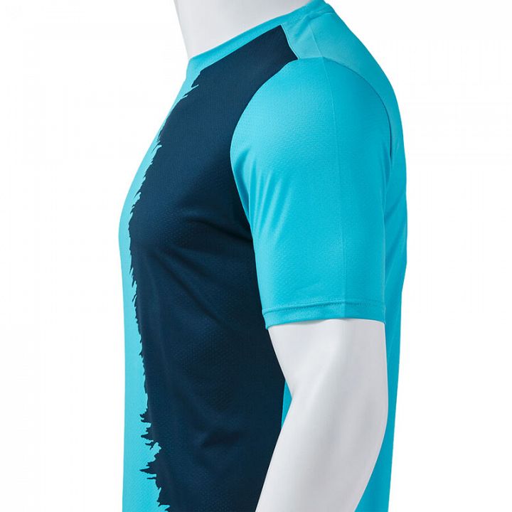 Joma Picasho SS Tee Fluorescent Turquoise / Dark Navy