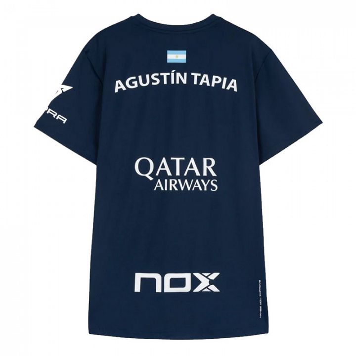 Nox Camiseta Sponsors AT10 T-Shirt Azul Marino