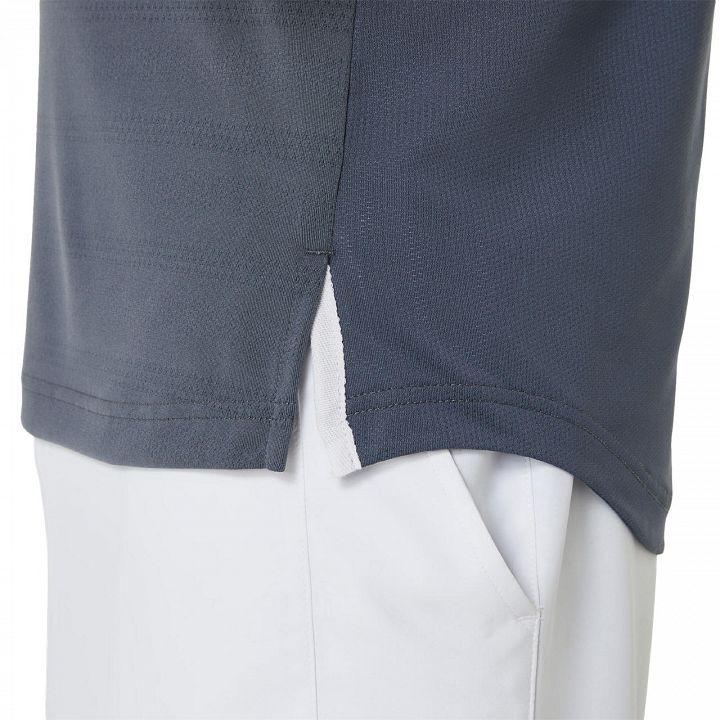 ASICS Match Polo-Shirt Performance Black / Carrier Grey