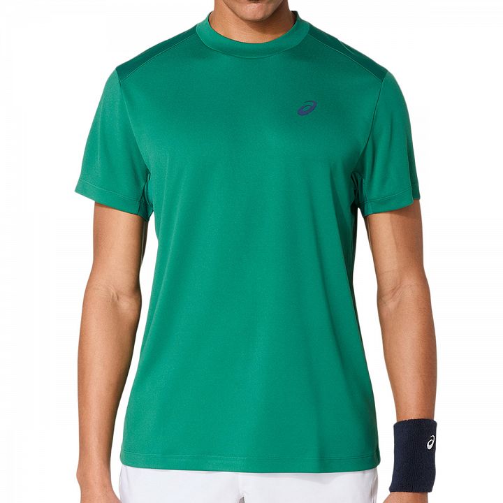 ASICS Court SS Top Jasper Green