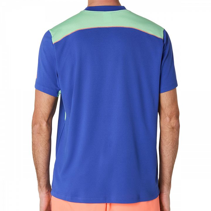 ASICS Padel Court SS Top Dark Cobalt / Menthol