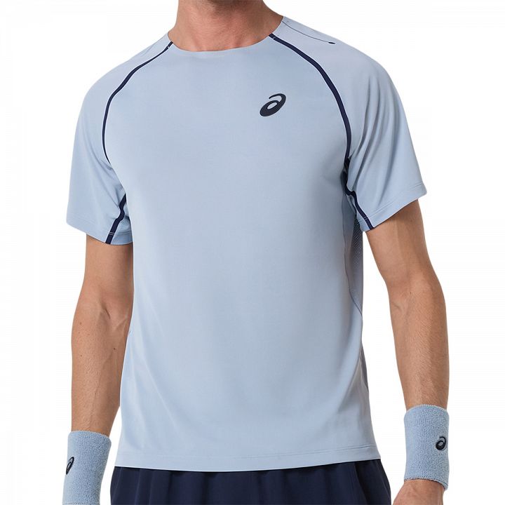 ASICS Match SS Top Grey Blue